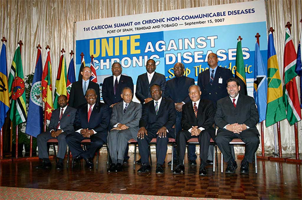 In 2007, the CARICOM heads of government signed the landmark Port of Spain declaration on NCDs